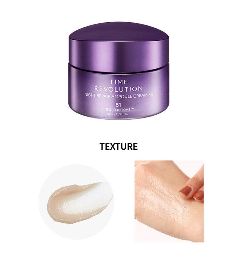MISSHA - Time Revolution Night Repair Ampoule Cream 5x - 50ml Hidratante